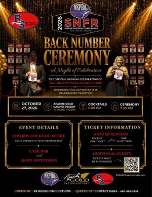2026 Back Number Ceremony flyer